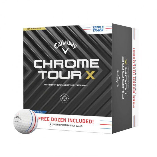 Callaway Chrome Tour X Triple Track - 4 dusin i gruppen Golfhandelen / Golfballer  / Nye Golfballer hos Golfhandelen Ltd (ChromeTouXTT4Dusin)