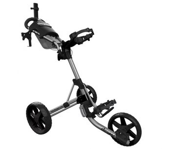 Clicgear Model 4 - Trehjuls golftralle - Svart/Slv